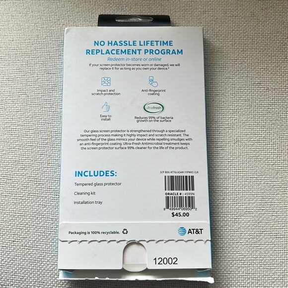 iPhone 11 Pro Max/ XS Max AT&T Tempered Glass Screen Protector. - Picture 2 of 5